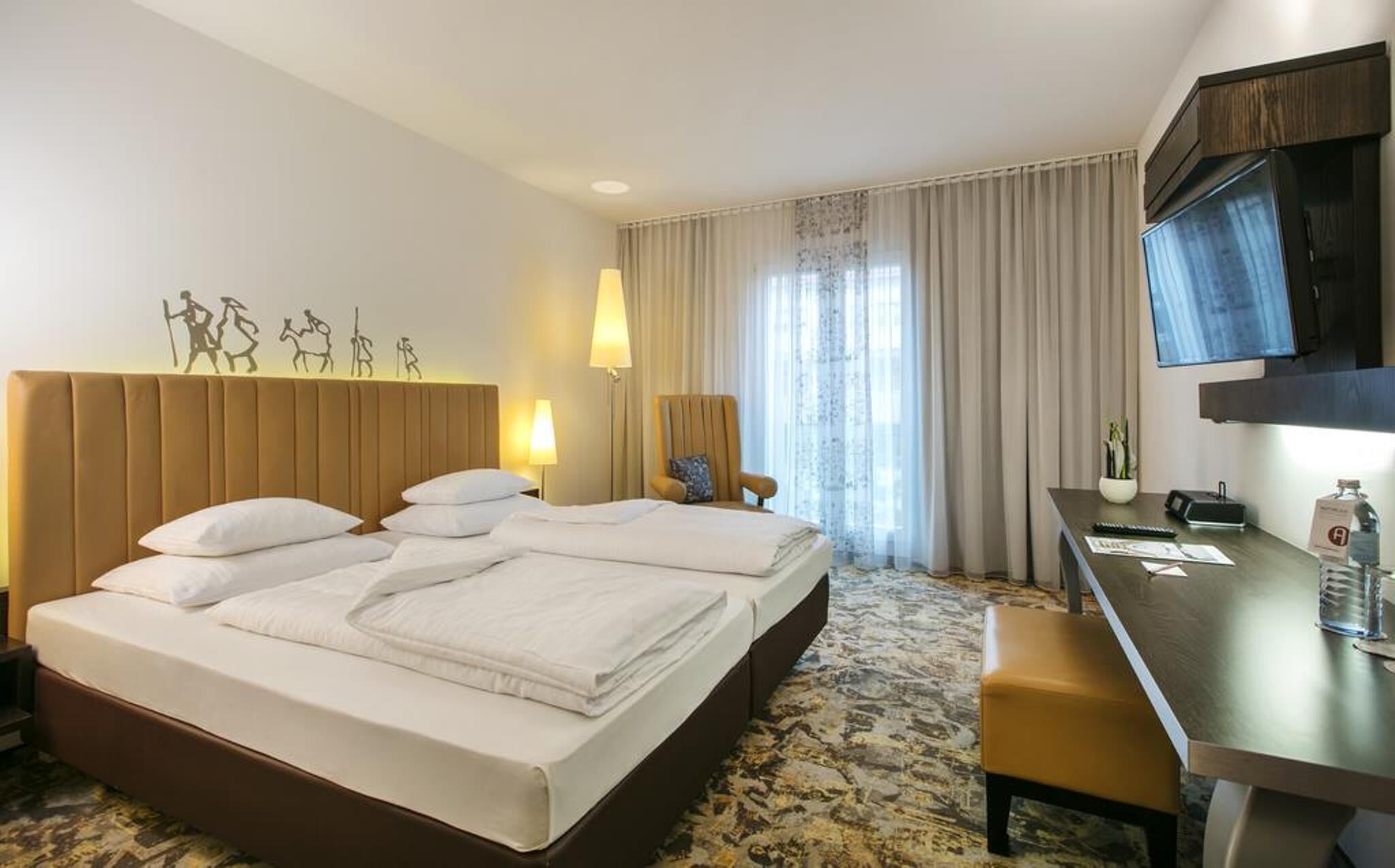 Hypo-allergenic bedding available, minibar, in-room safe, desk