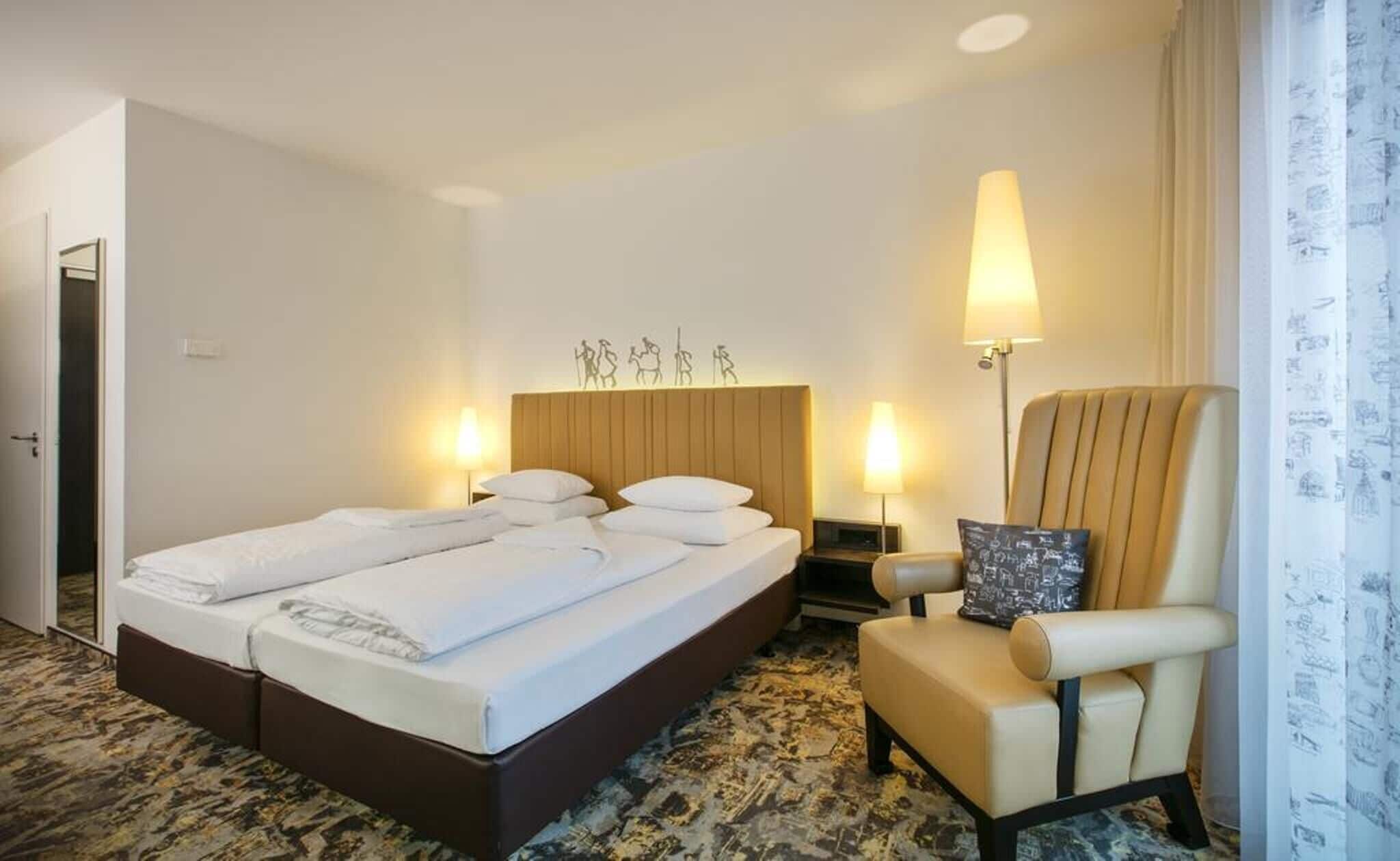 Hypo-allergenic bedding available, minibar, in-room safe, desk