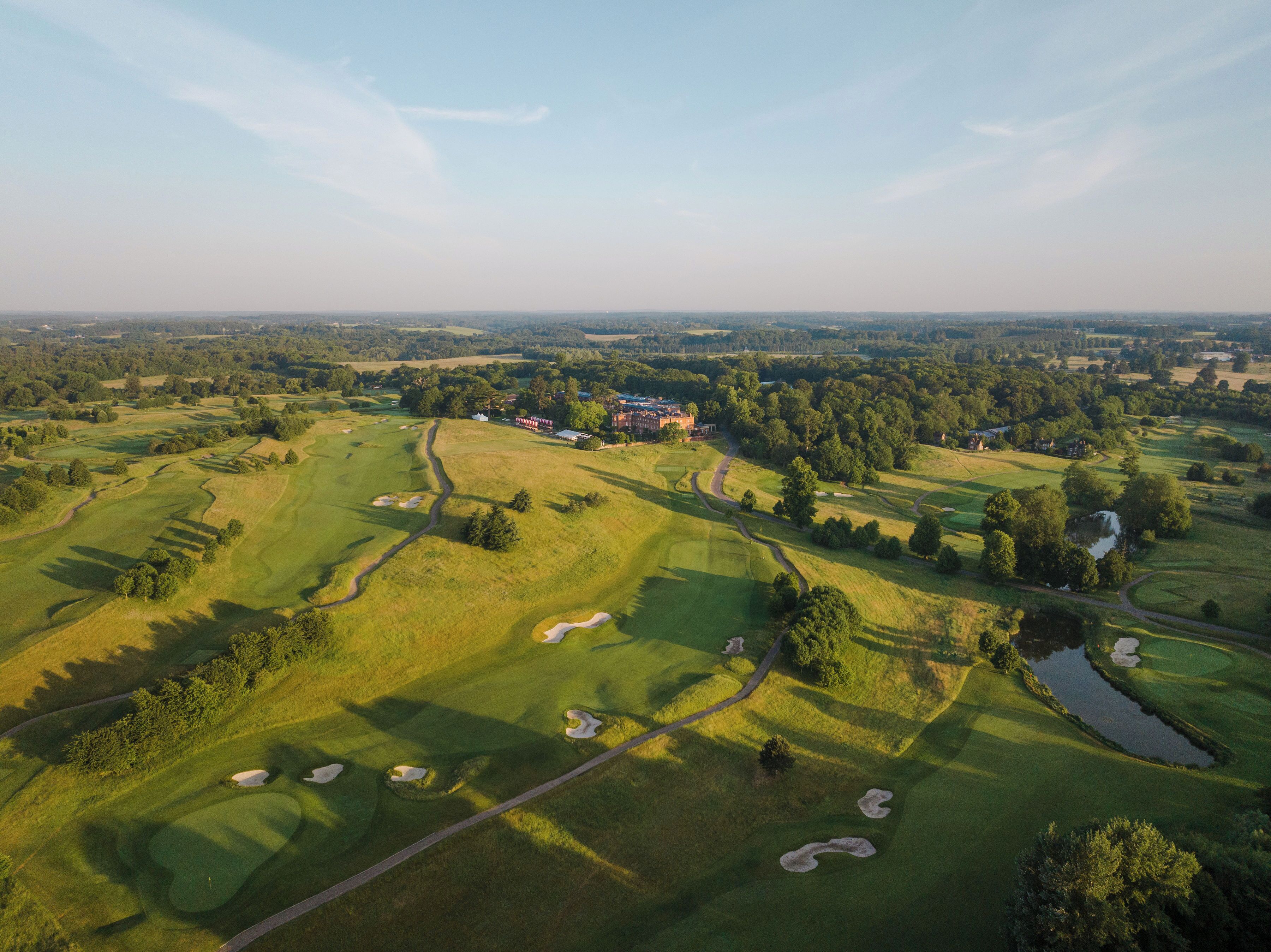 Vista al campo de golf