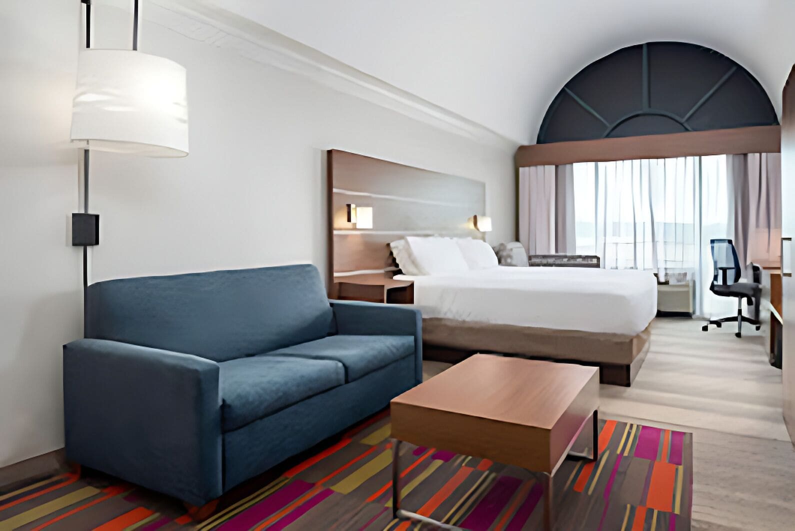 In-room safe, desk, iron/ironing board, free cribs/infant beds