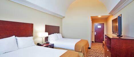 In-room safe, desk, iron/ironing board, free cribs/infant beds