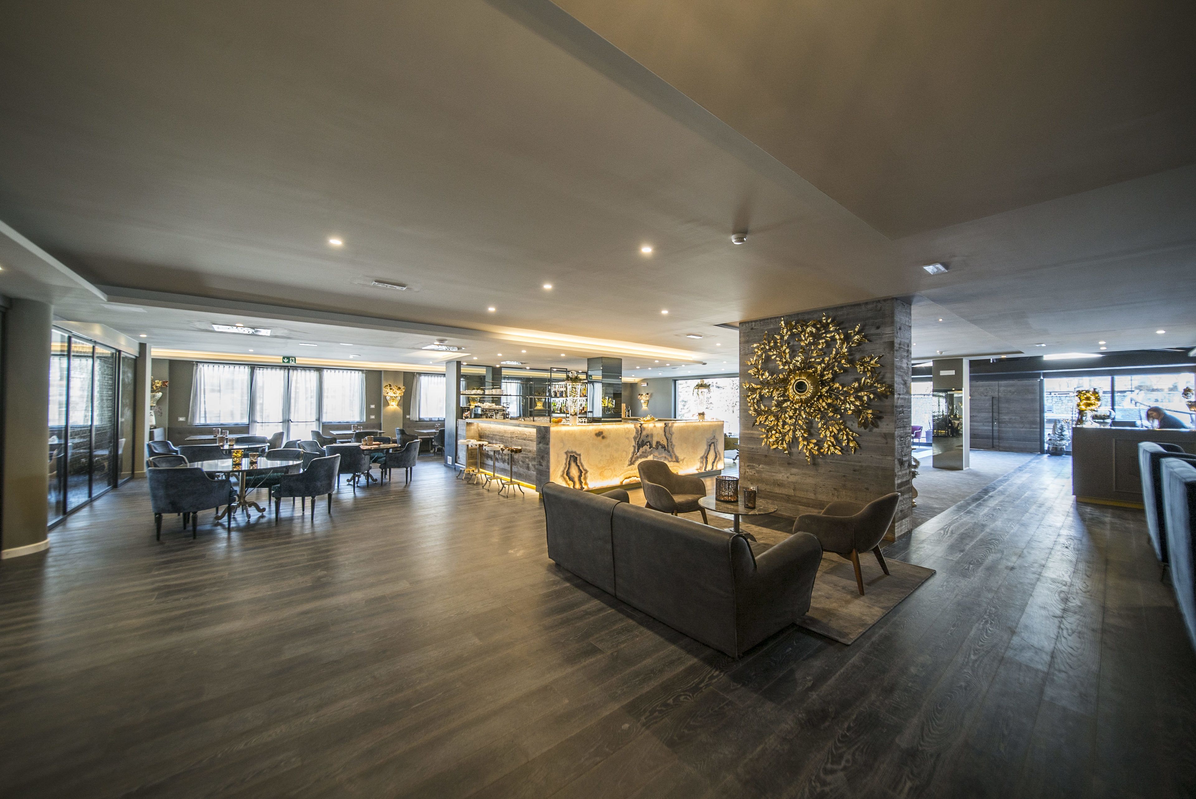 Sitteområde i lobbyen