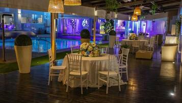 Breakfast, lunch, dinner served; Regional cuisine, pool views