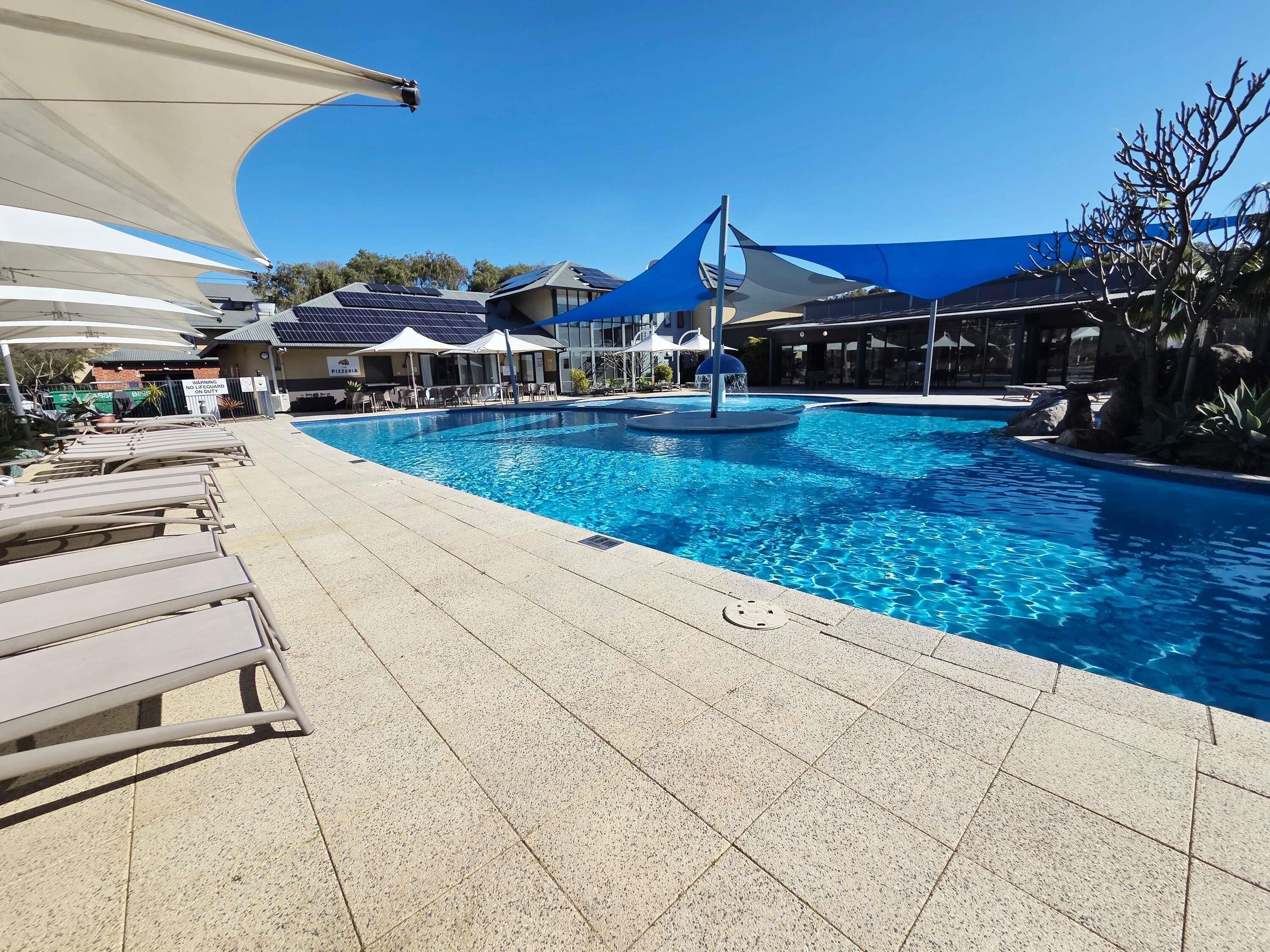Indoor pool, outdoor pool