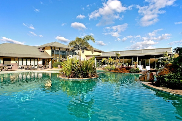 Indoor pool, outdoor pool