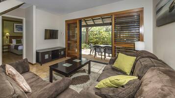 Bungalow, 3 habitaciones (Non Refurbished) | Ropa de cama de alta calidad y tabla de planchar con plancha