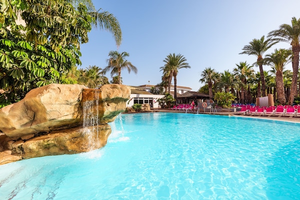 Indoor pool, outdoor pool, sun loungers