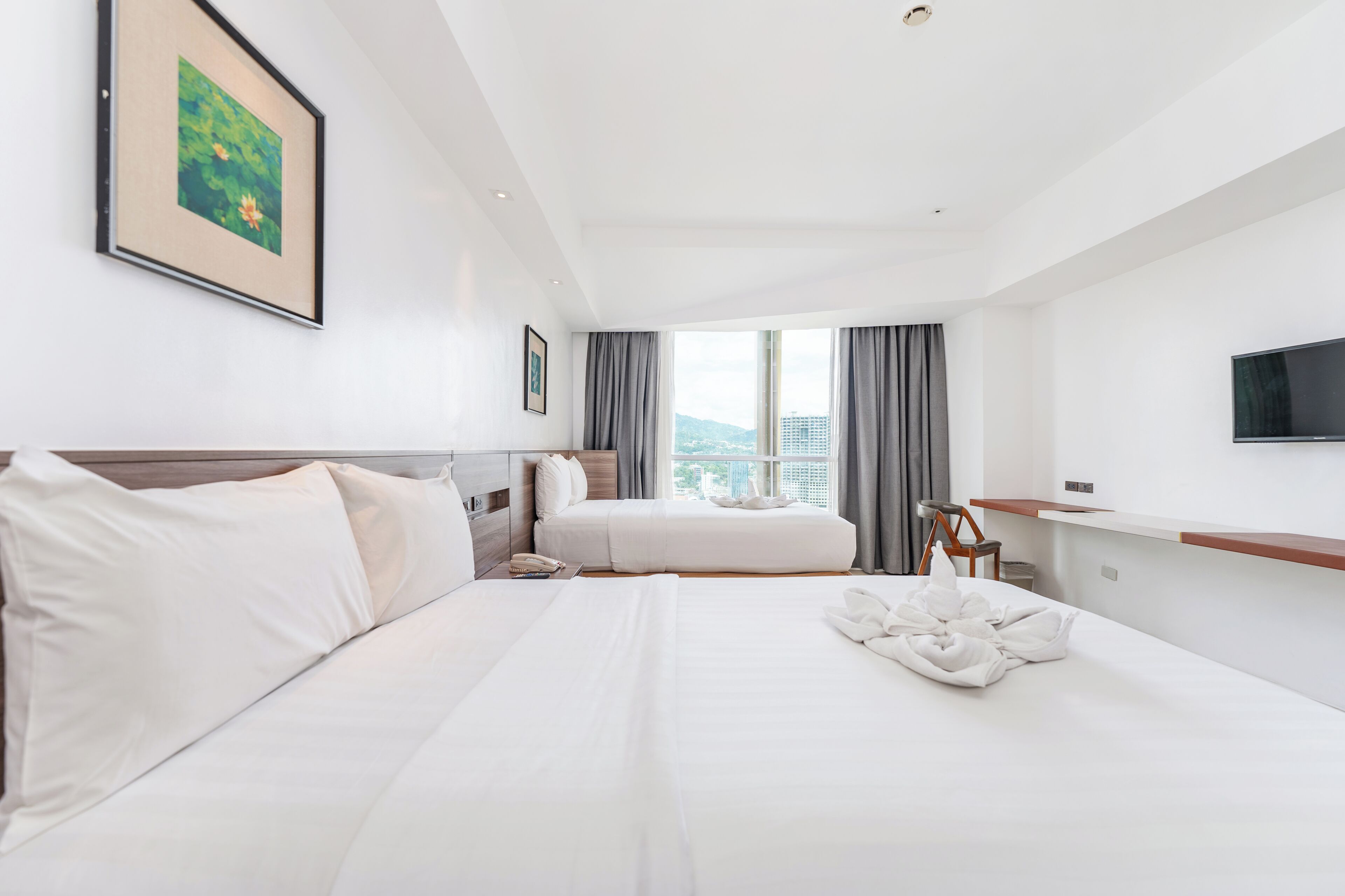 Premium bedding, in-room safe, WiFi (free), bed sheets