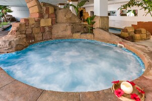 Indoor spa tub