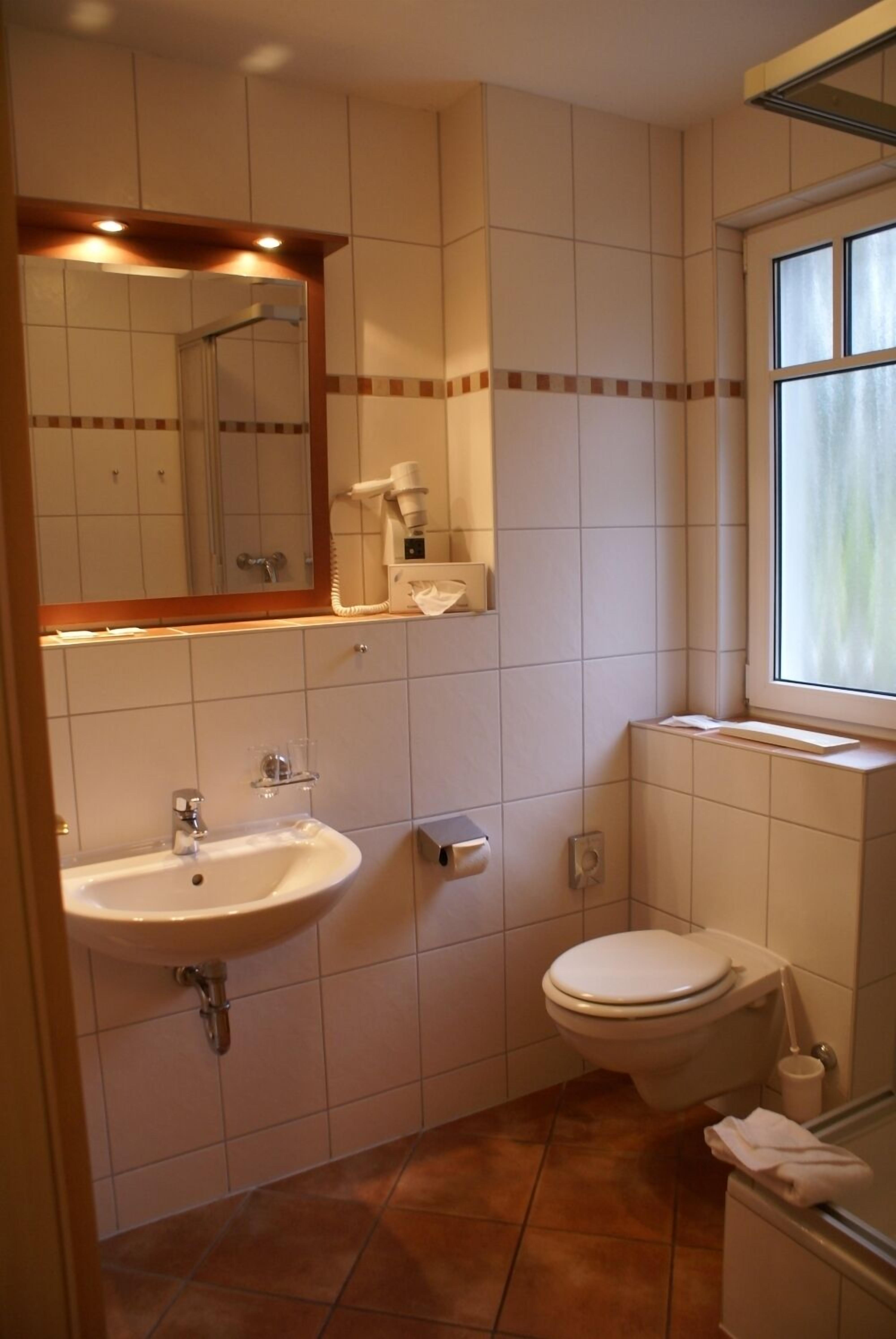 free toiletries, hair dryer, bathrobes, slippers