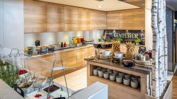 Daily buffet breakfast (EUR 27 per person)