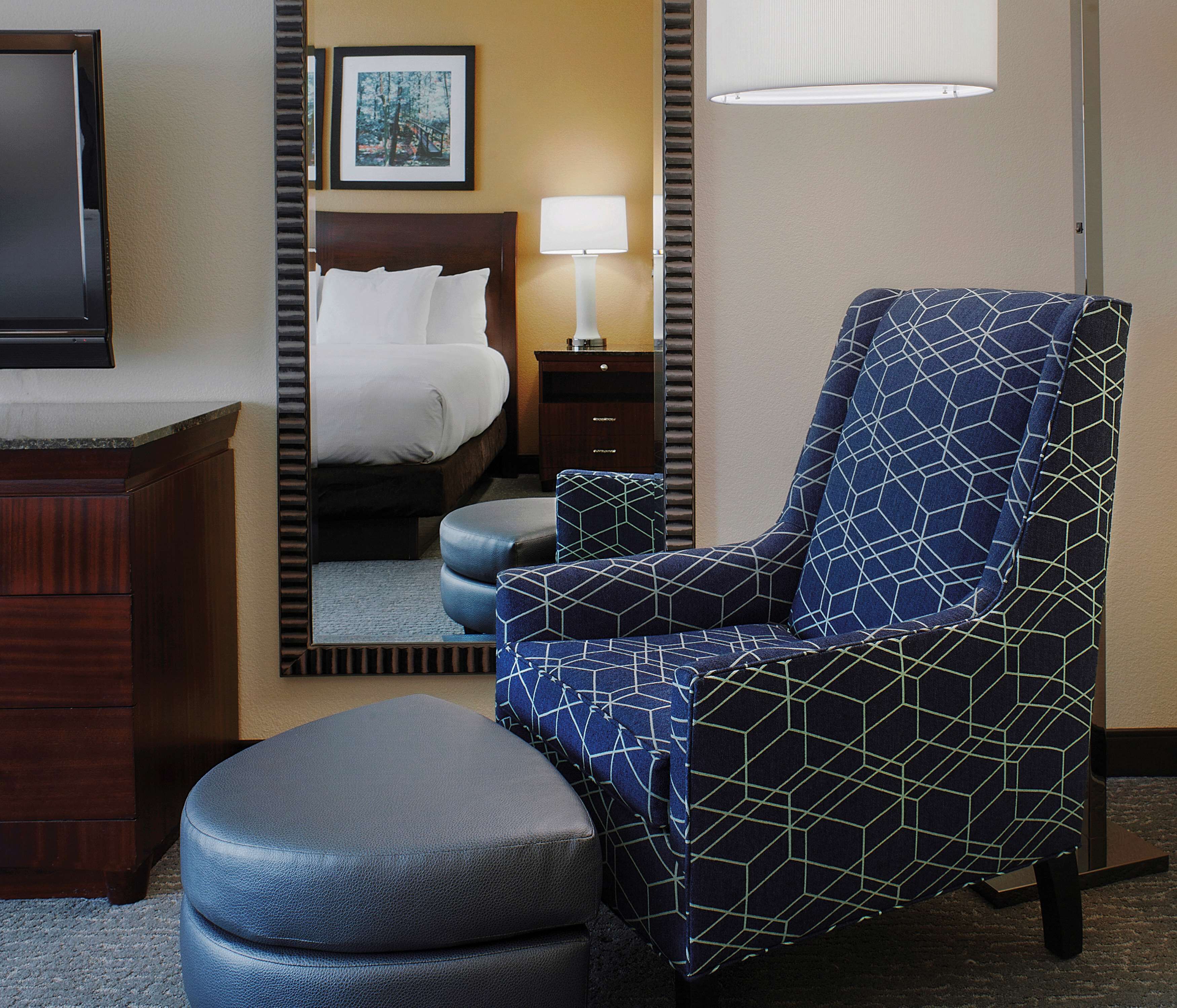 executive suite, two queen and one sofa bed | in-room safe, desk, laptop workspace, blackout curtains