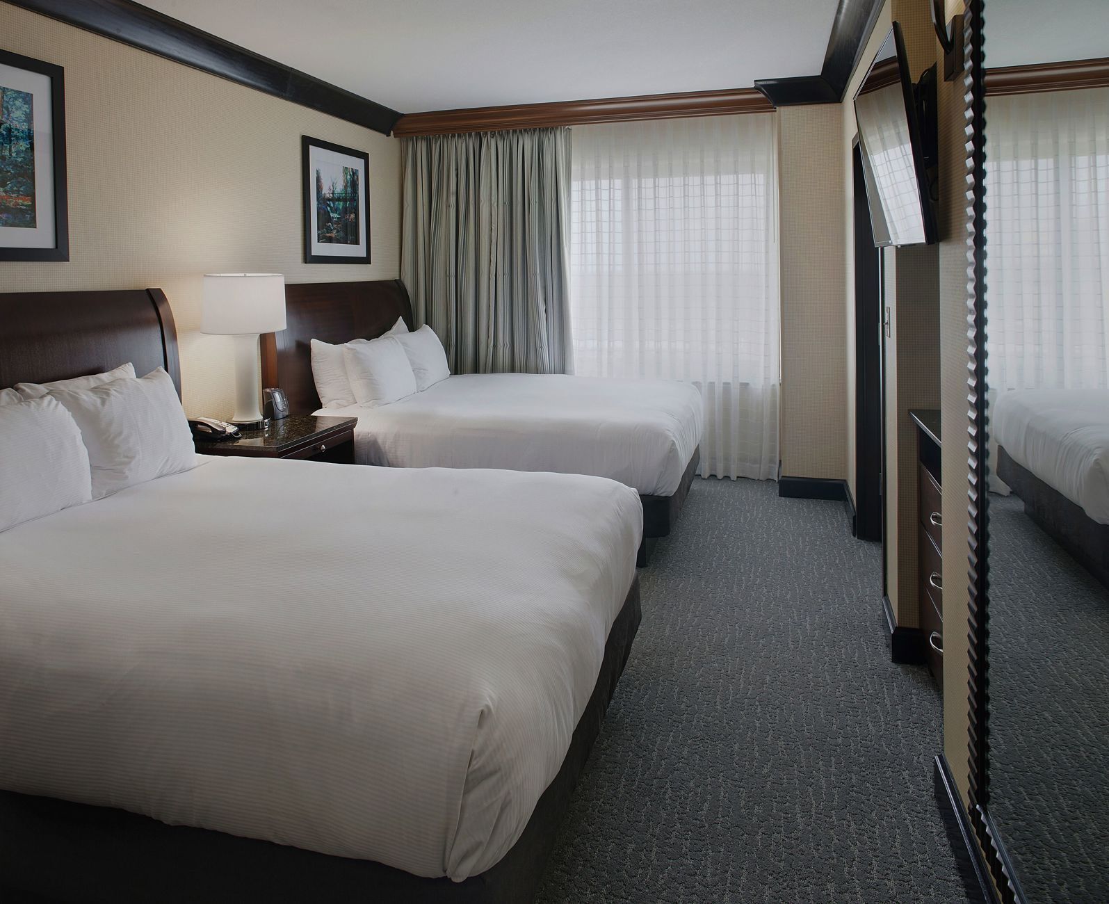 In-room safe, desk, laptop workspace, blackout drapes