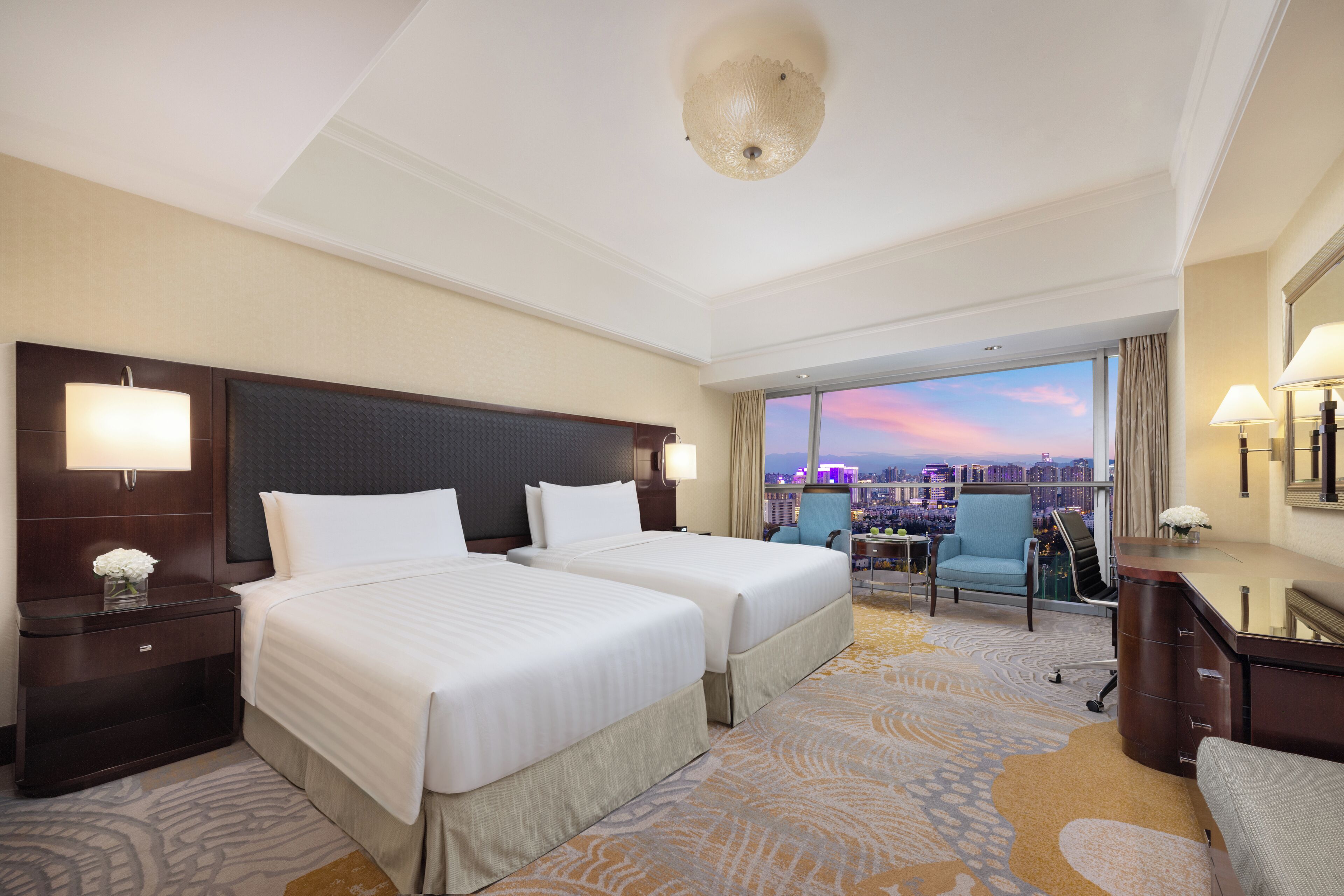 Minibar, in-room safe, desk, laptop workspace