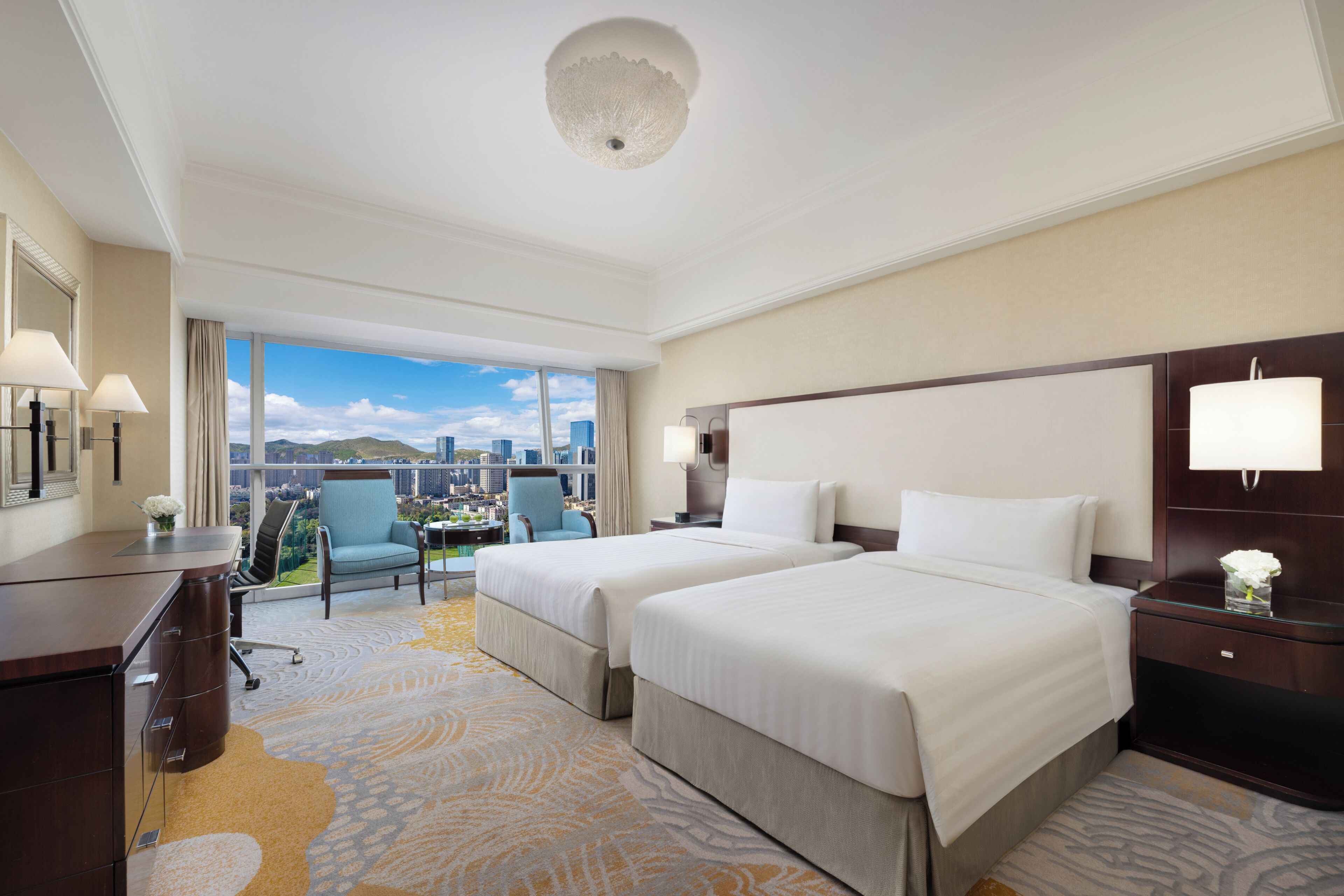 Horizon Club, Zimmer, 2 Einzelbetten | Minibar, Zimmersafe, Schreibtisch, laptopgeeigneter Arbeitsplatz