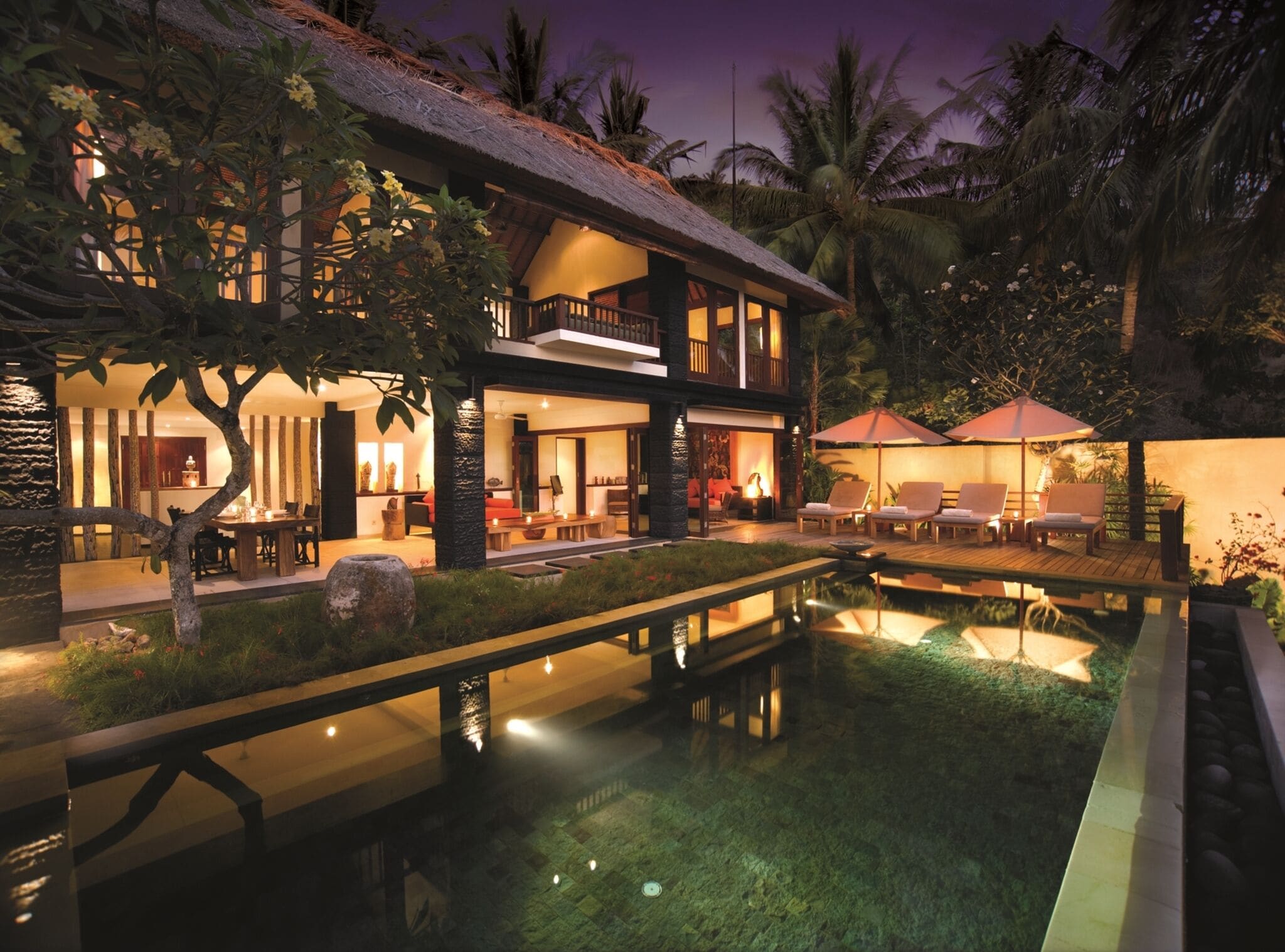 Luxury Villa, 2 Bedrooms, Pool View, Mountainside (Qunang) | Land view from property