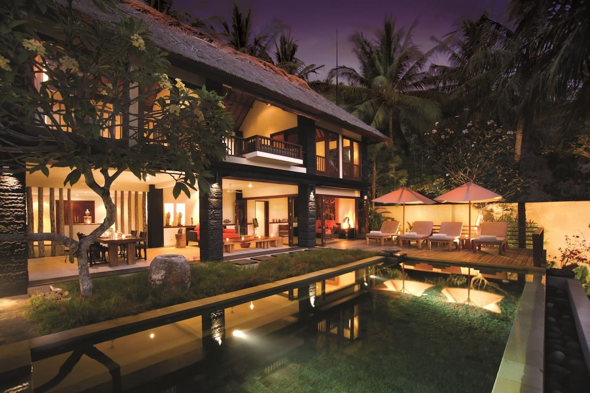 Luxury Villa, 2 Bedrooms, Pool View, Mountainside (Qunang) | Land view from property