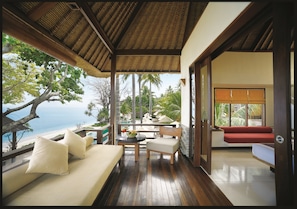 Chambre, vue océan | Terrasse/Patio