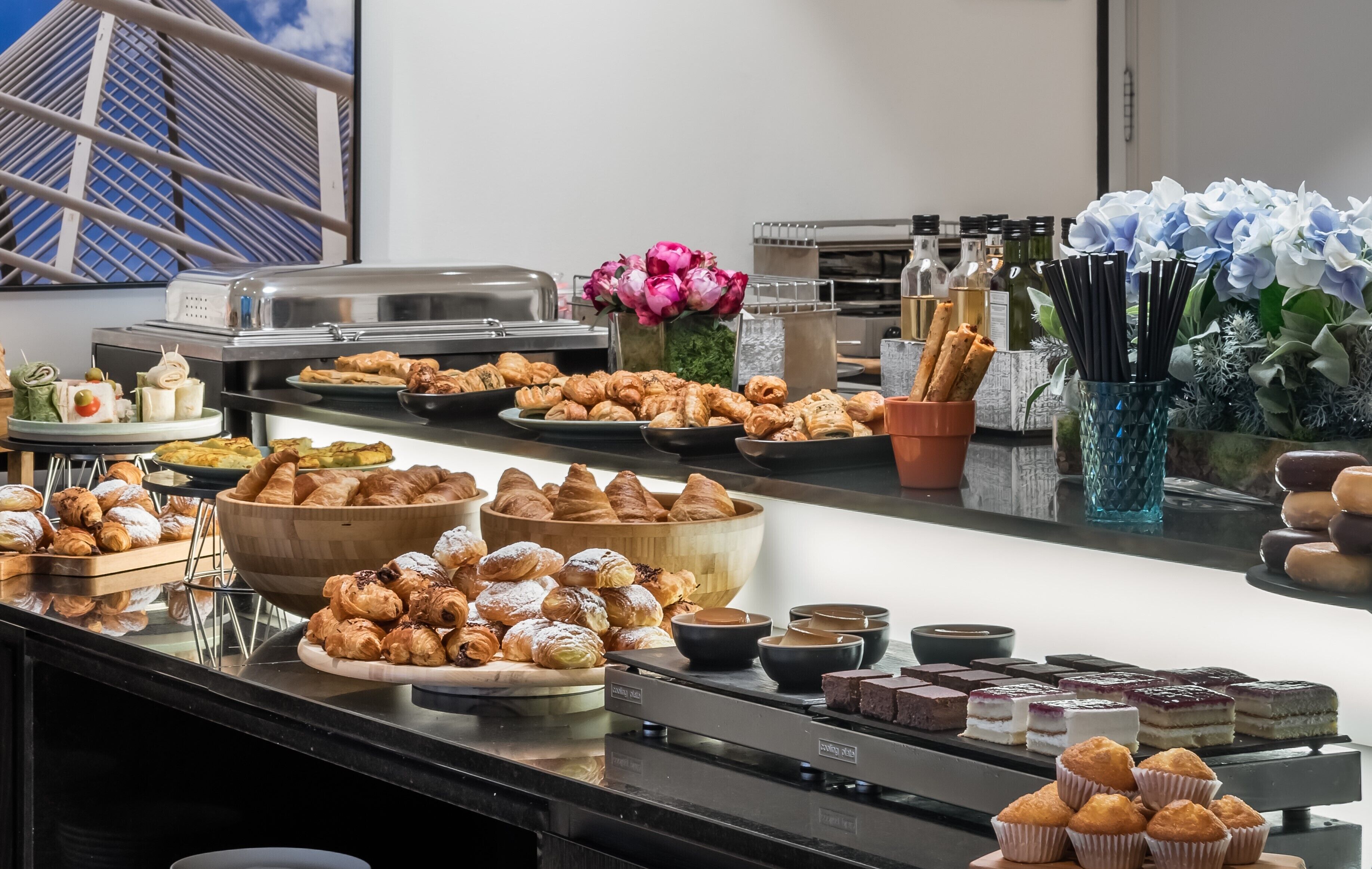 daily buffet breakfast (eur 15 per person)