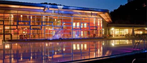 Front of property - evening/night