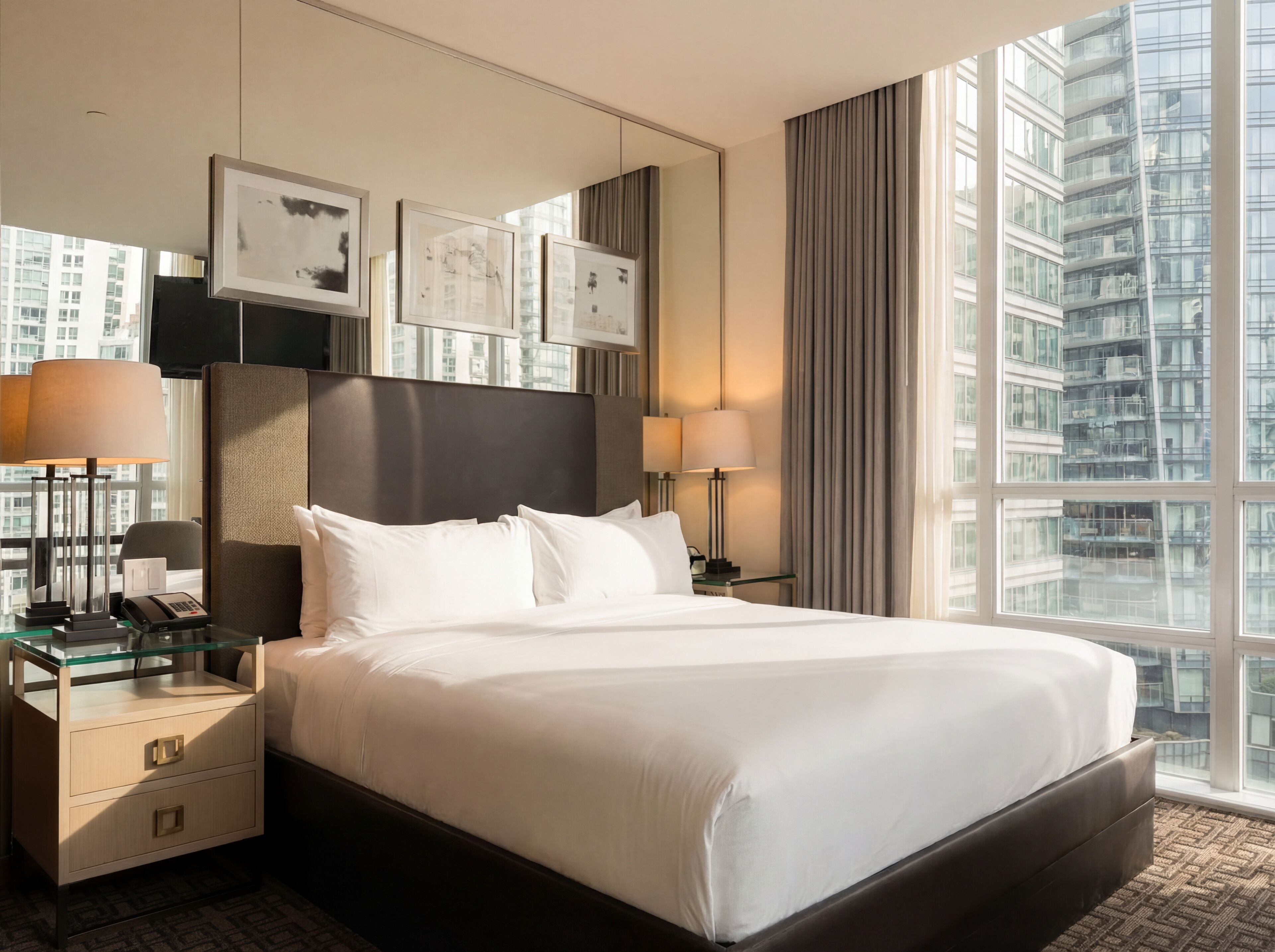 Loden Signature Corner | Premium bedding, down comforters, pillowtop beds, minibar