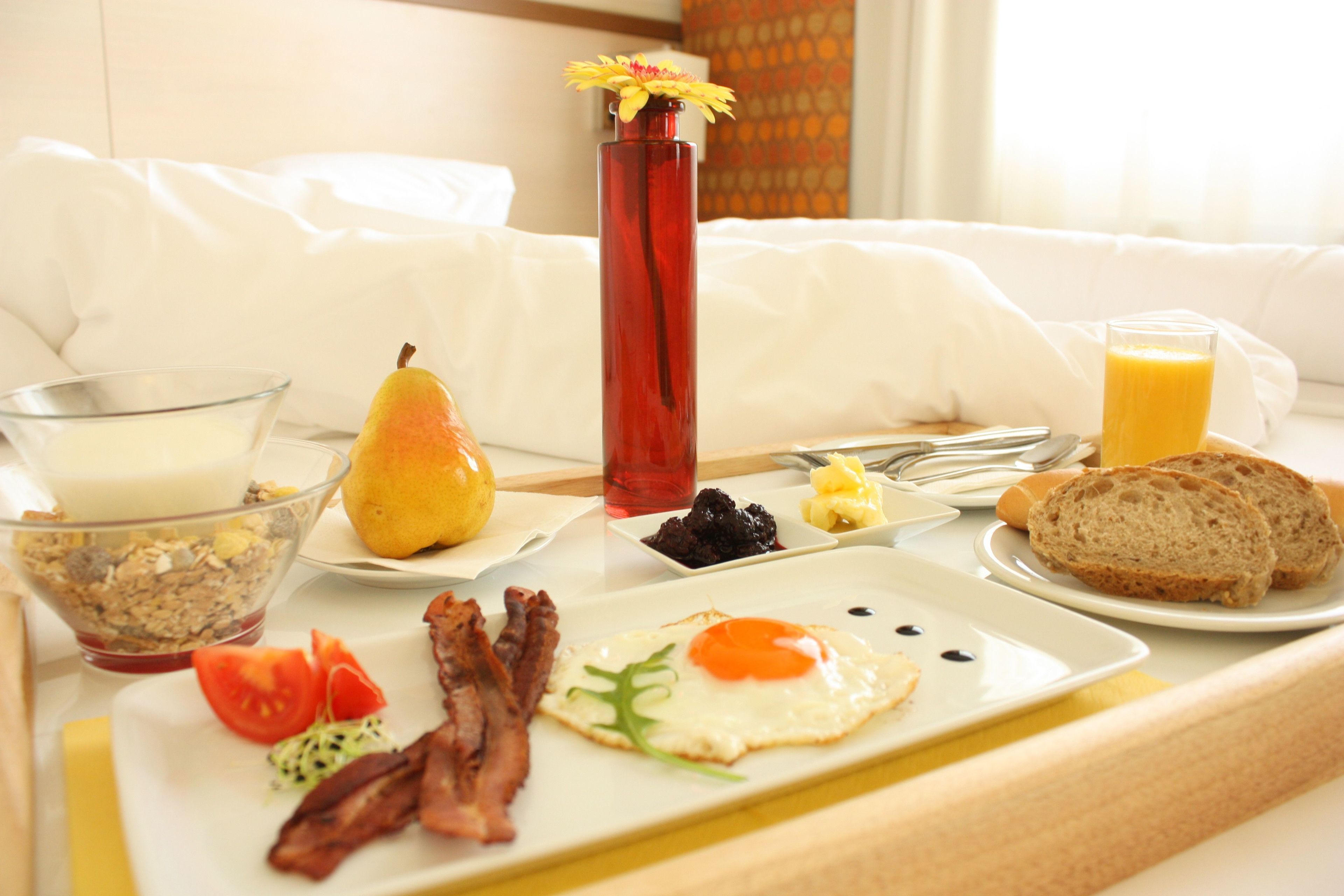 daily buffet breakfast (eur 15 per person)