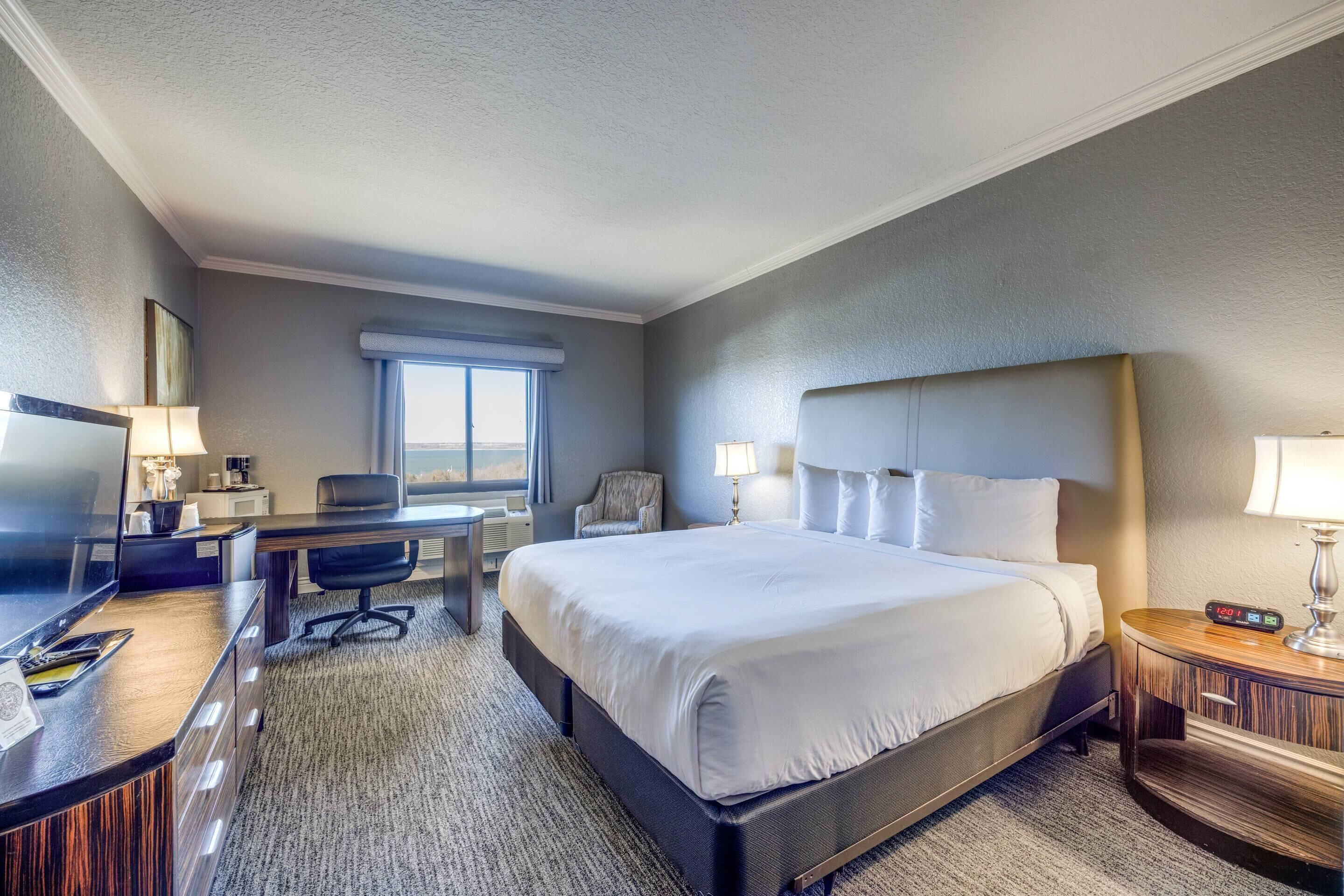 Standard Room, 1 King Bed, Non Smoking, Lake View | Premium bedding, individually decorated, individually furnished, desk