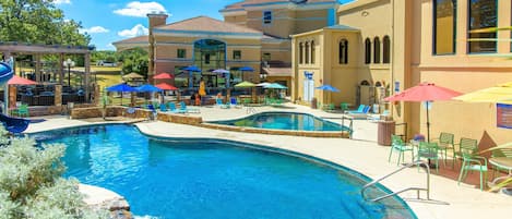 Indoor pool, 3 outdoor pools, cabanas (surcharge), pool umbrellas