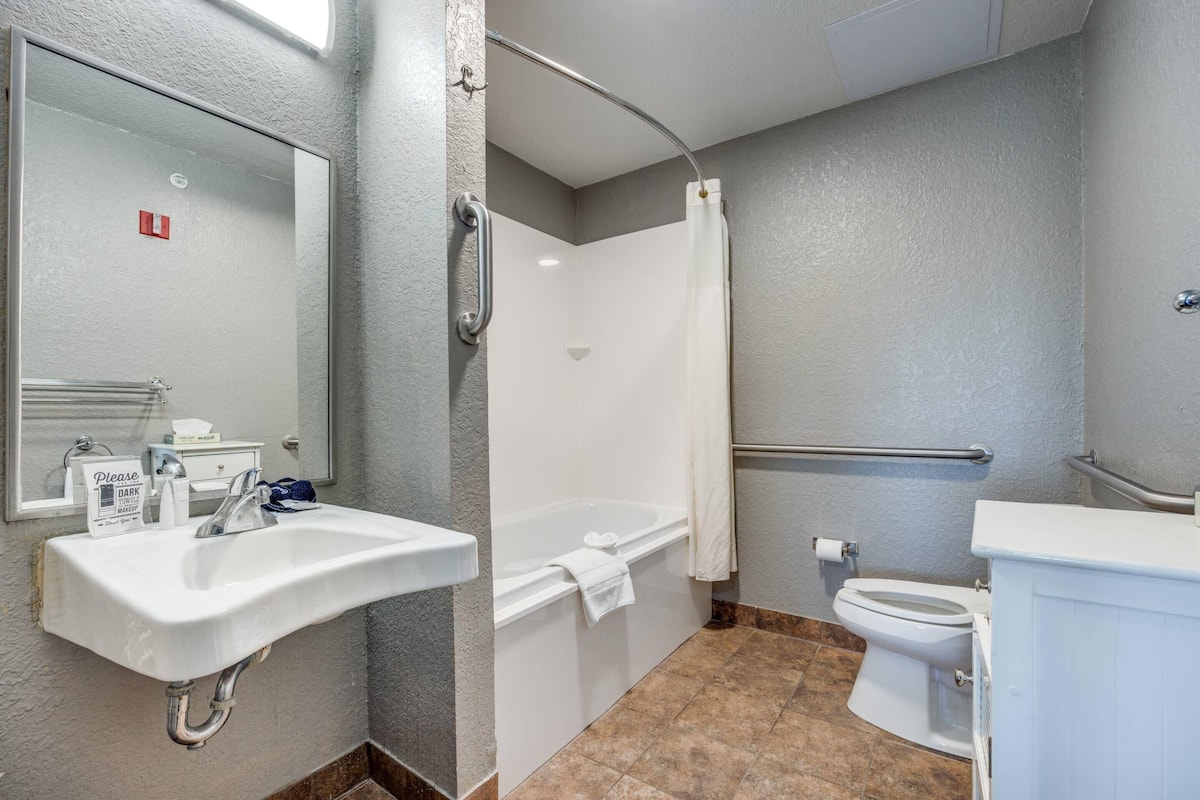 Room, 1 King Bed, Accessible, Non Smoking | Premium bedding, individually decorated, individually furnished, desk