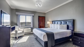 Suite, 1 King Bed, Non Smoking | Premium bedding, individually decorated, individually furnished, desk