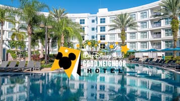 Outdoor pool, open 7:00 AM to 11:00 PM, cabanas (surcharge)