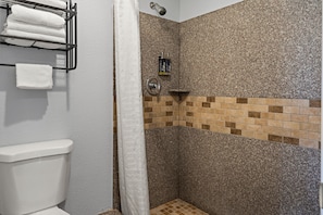 Hair dryer, towels
