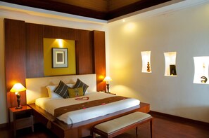 Family Villa, 2 Bedrooms, Private Pool, Hill View | 1 bedroom, premium bedding, down duvets, pillow-top beds - The Beverly Hills Bali a Luxury Villas & Spa (Ungasan)