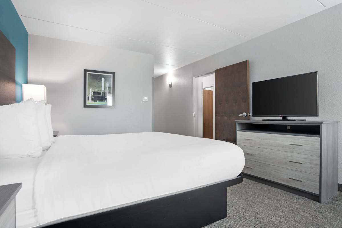 Suite, 1 King Bed with Sofa bed, Non Smoking, Refrigerator & Microwave (with Sofabed) | Premium bedding, pillowtop beds, individually decorated