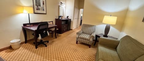 Suite, Non Smoking (2 Queen Beds, 1 Sofa Bed) | Premium bedding, in-room safe, desk, iron/ironing board