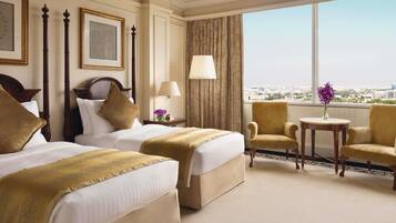 Premium bedding, minibar, in-room safe, desk