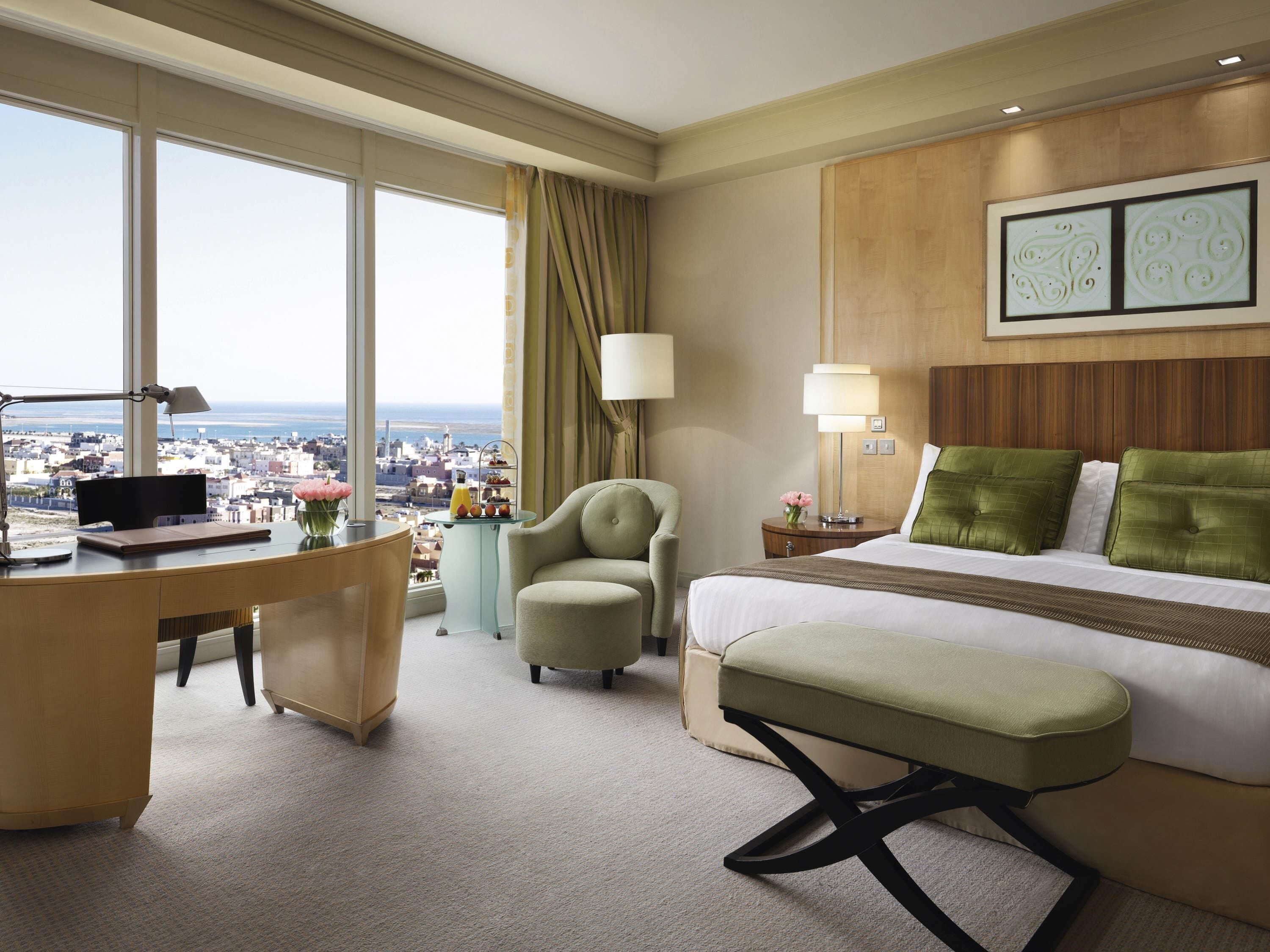 Premium bedding, minibar, in-room safe, desk