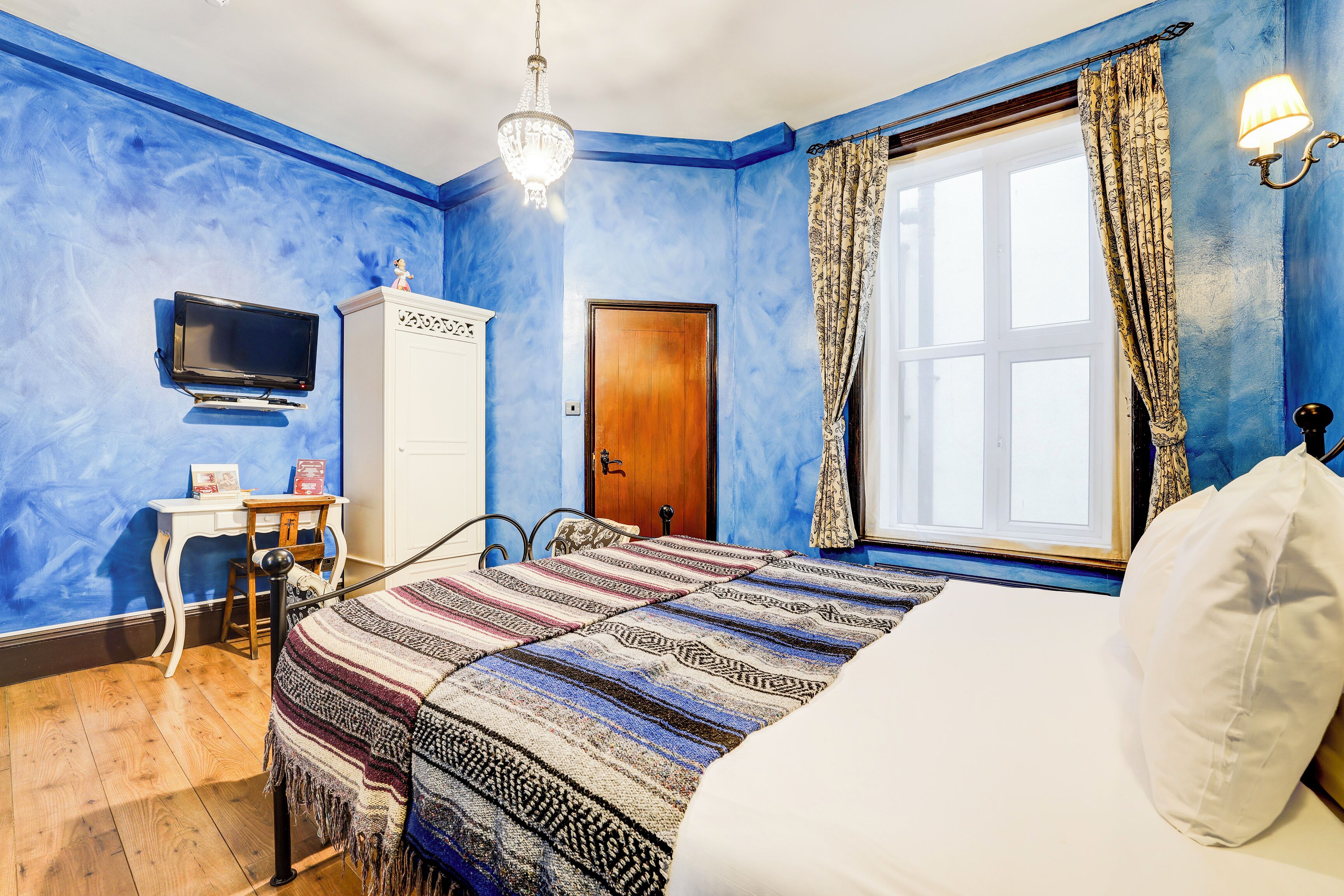 standard family room for 4 | 1 bedroom, premium bedding, desk, blackout curtains