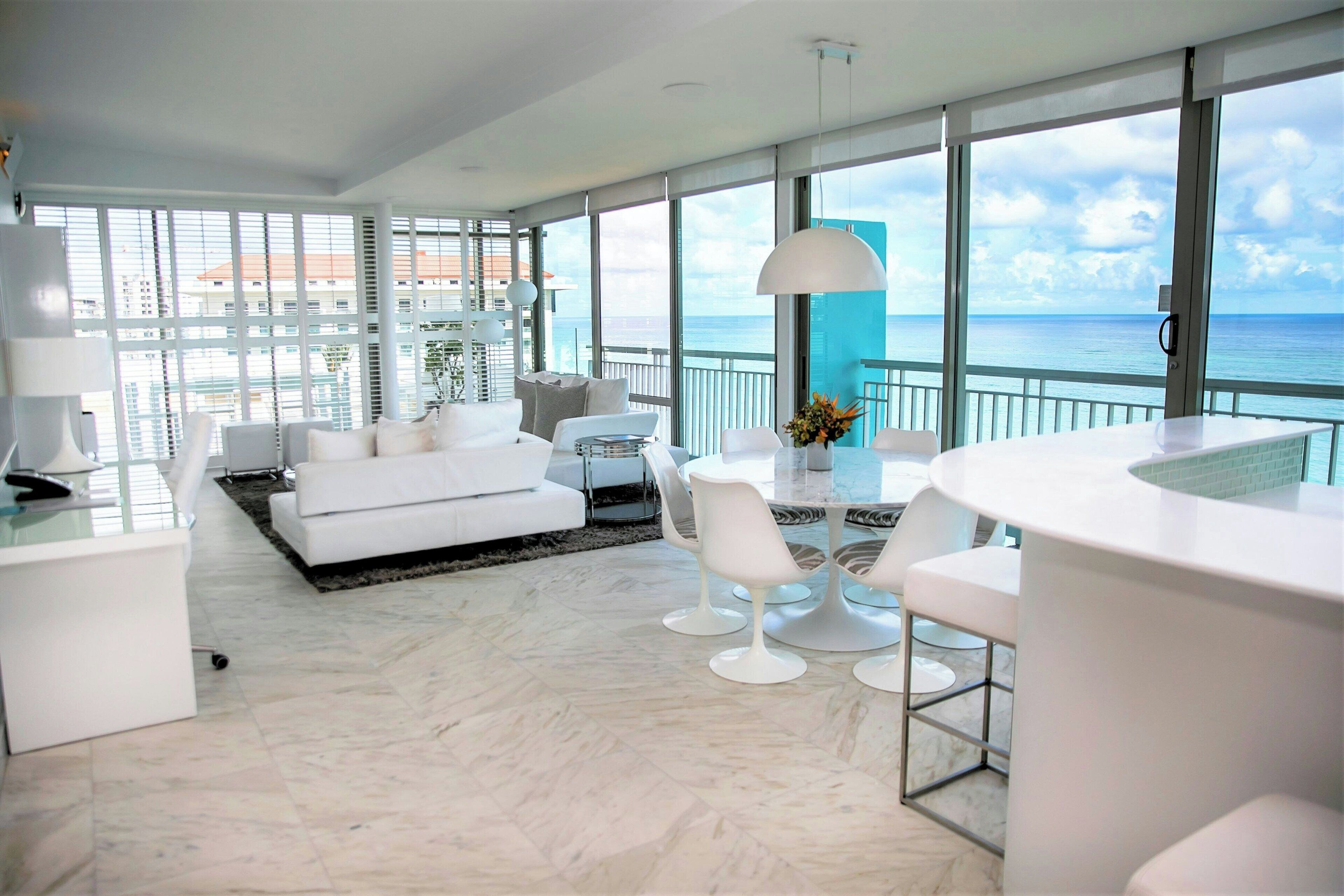 37-inch LCD TV with cable channels, TV, iPod dock