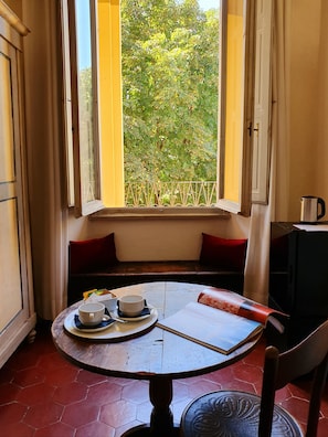 Superior Double Room, Garden View | In-room safe, desk, iron/ironing board, rollaway beds