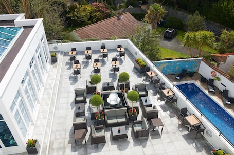 Terraza o patio. The Duke Hotel