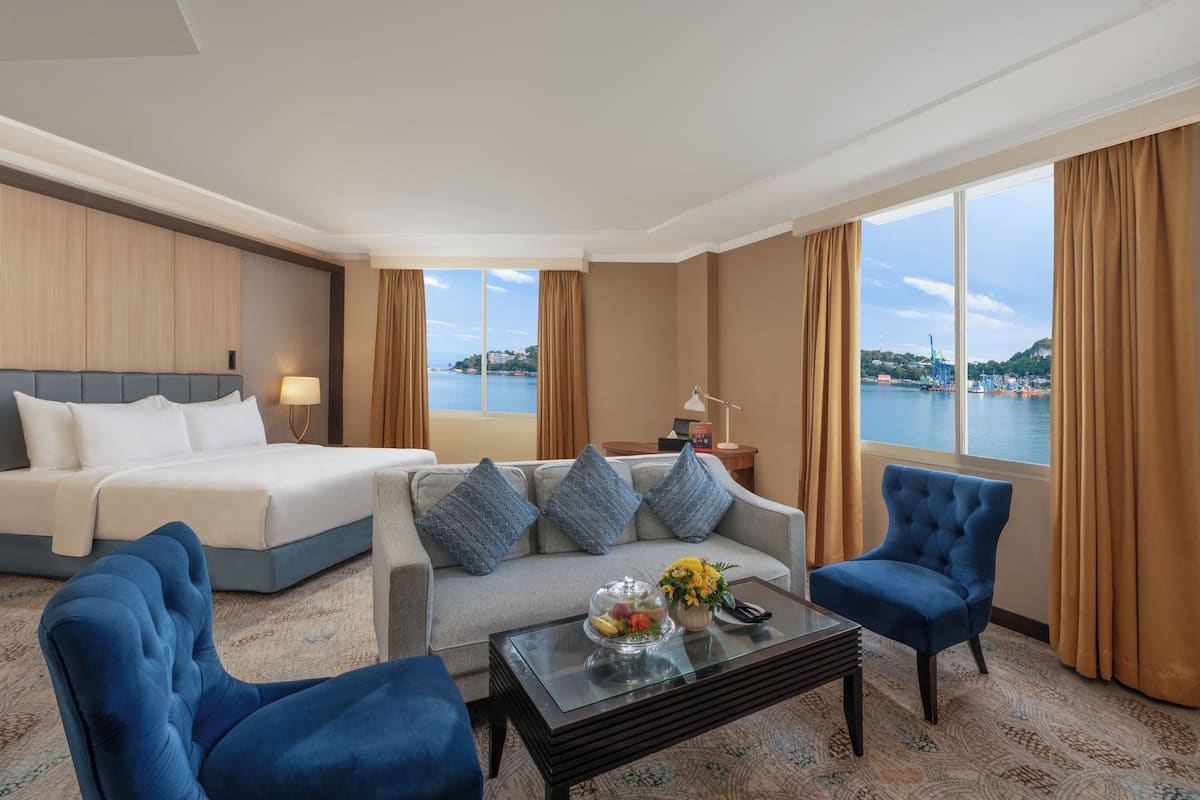 Executive-Suite (Sea View) | Betten mit Memory-Foam-Matratzen, Minibar, Zimmersafe