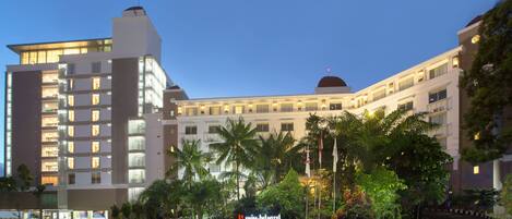 Front of property – evening/night