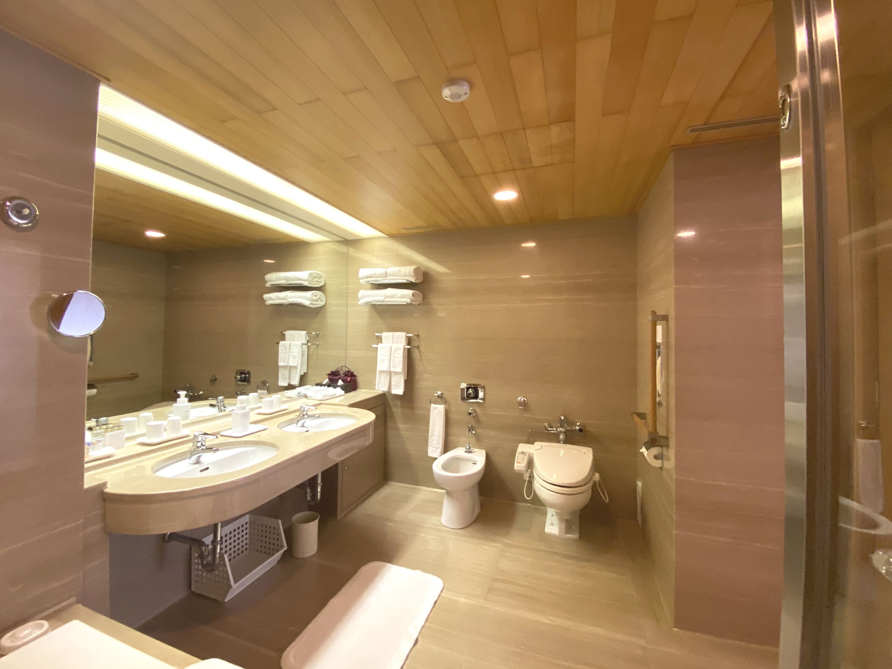 suite room b, non smoking | bathroom | free toiletries, hair dryer, slippers, bidet