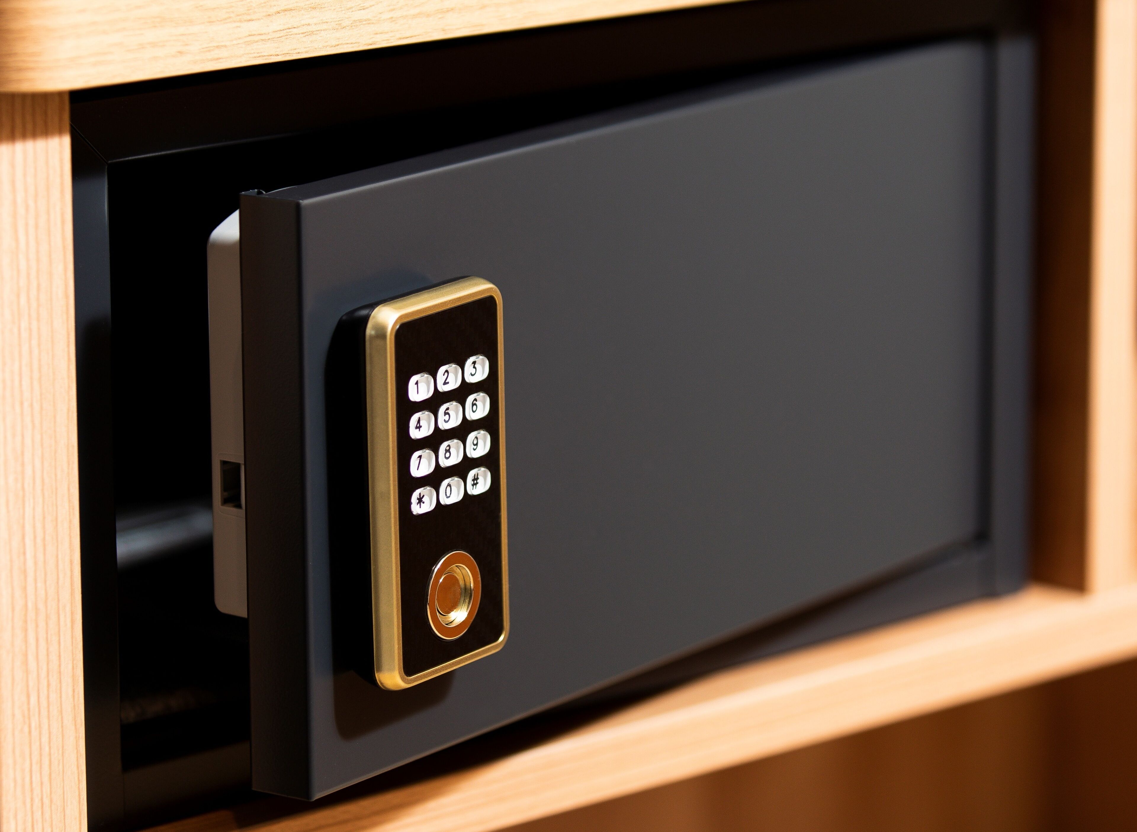 in-room safe, desk, blackout curtains, iron/ironing board