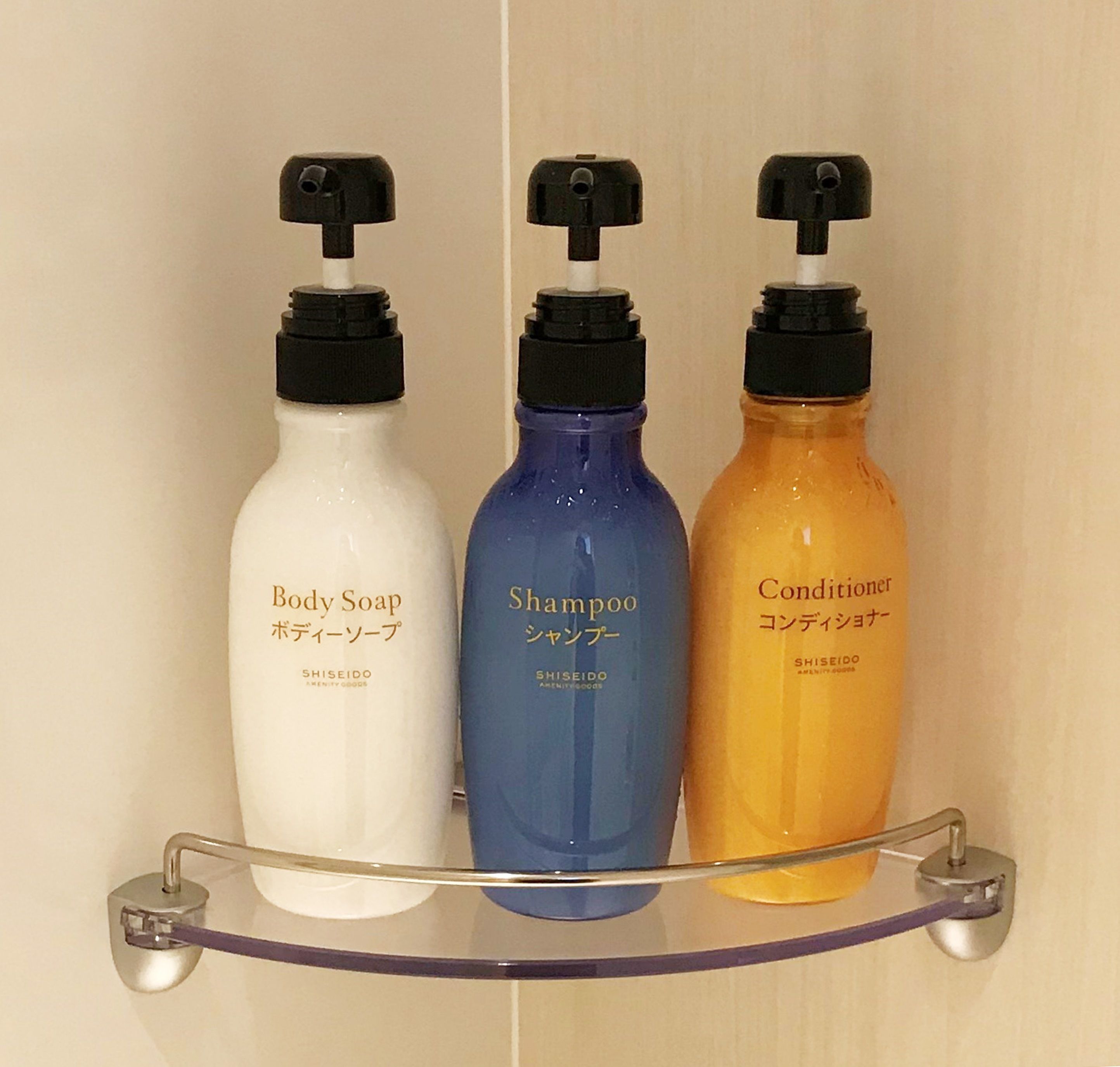 free toiletries, hair dryer, slippers, electronic bidet