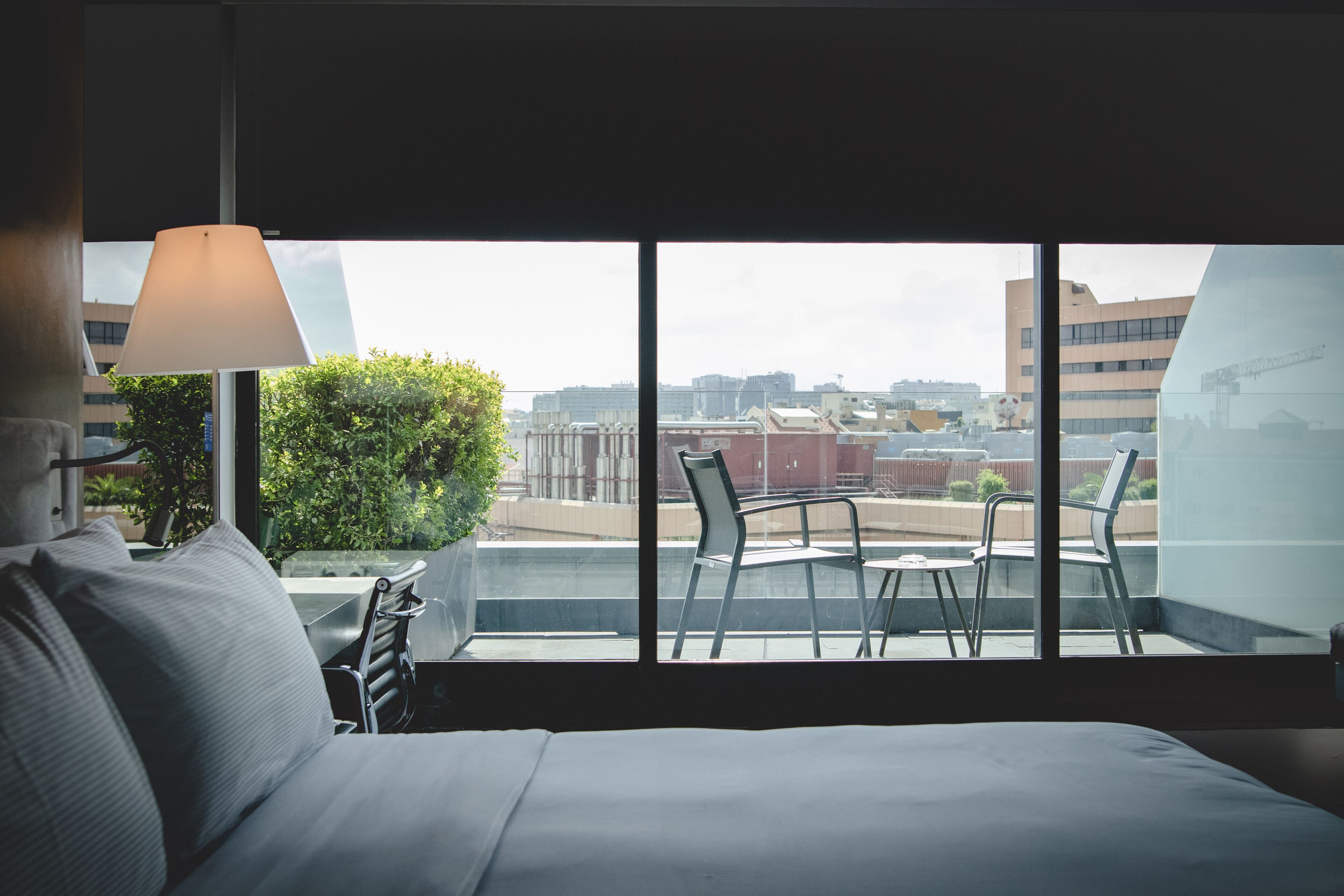 king premium with terrace | premium bedding, minibar, in-room safe, desk