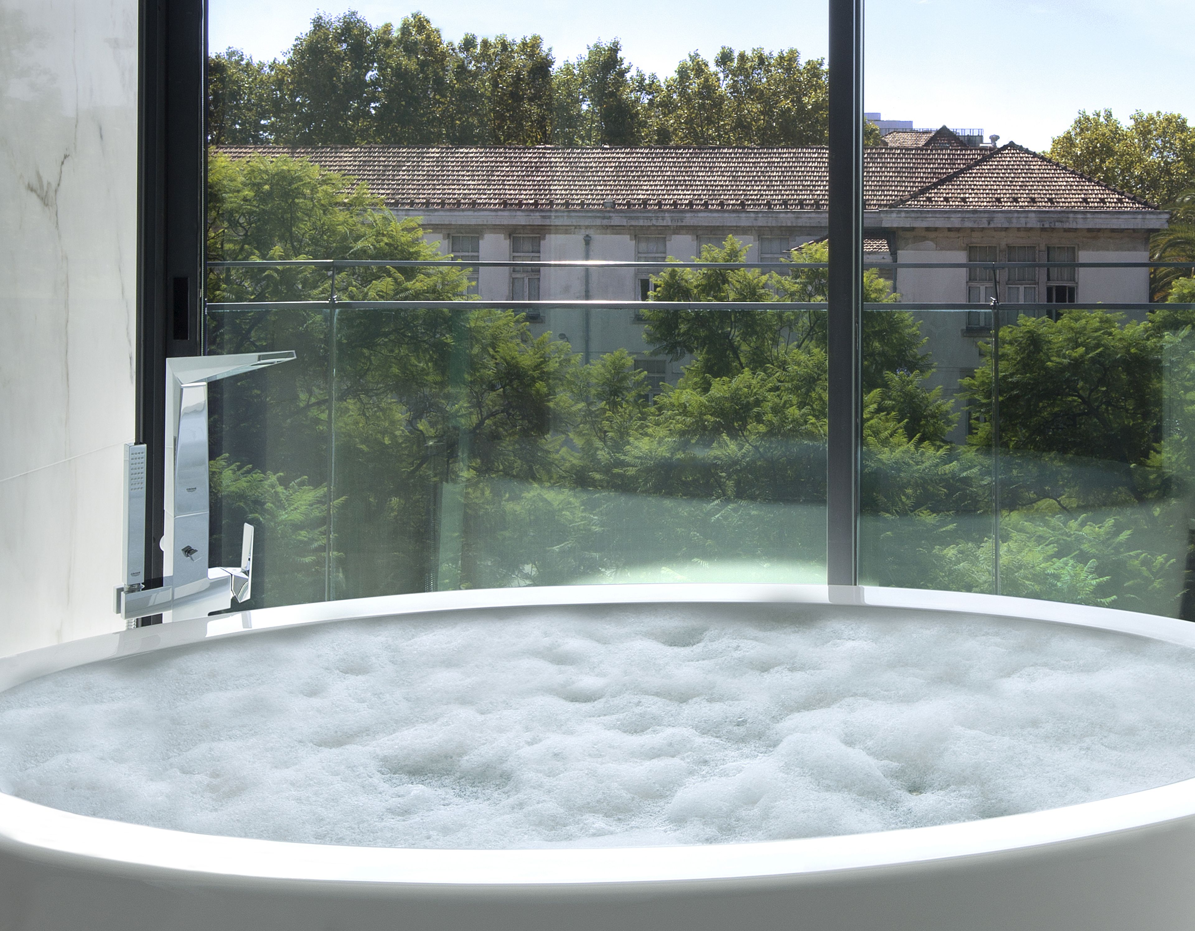 Uitzicht vanuit de kamer