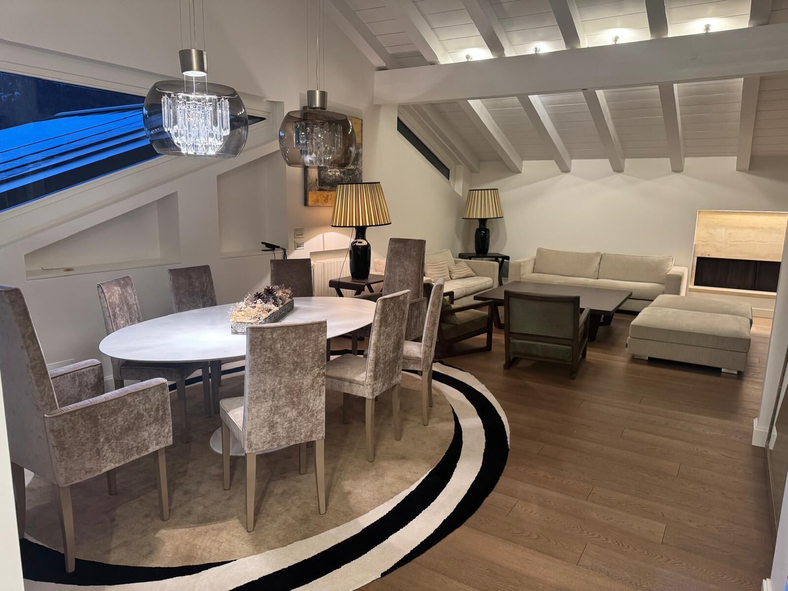 Royal Suite | Living area | 50-inch TV with digital channels