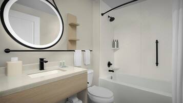 Kostenlose Toilettenartikel, Haartrockner, Handtücher